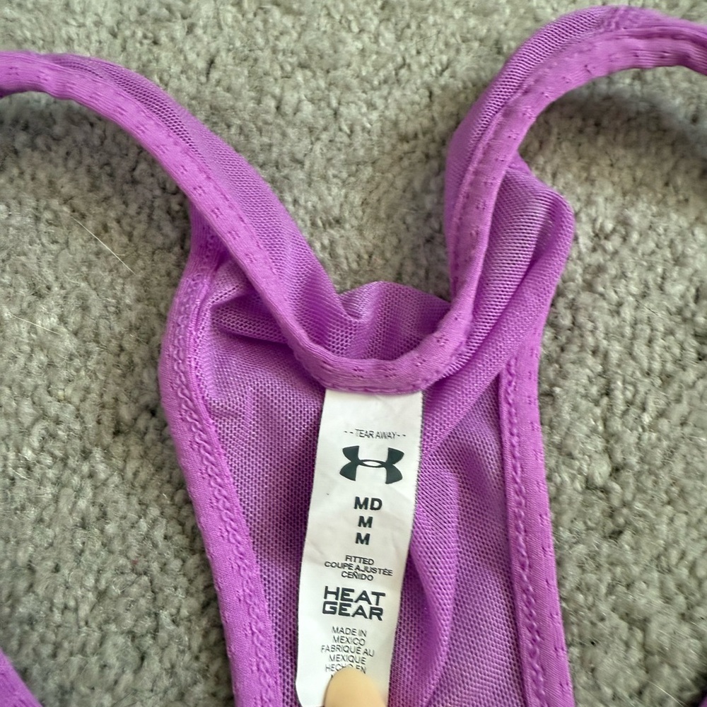 Under Armour Lavender Racerback Tank - Picture 5 of 5